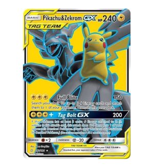 PIKACHU Y ZEKROM GX 162/181 -TCG POKEMON