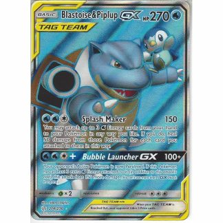 BLASTOISE Y PIPLUP GX 214/236 -TCG POKEMON