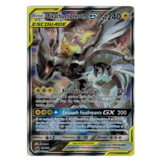 PIKACHU Y ZEKROM GX SM168 -TCG POKEMON