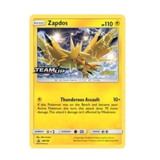 ZAPDOS SM159 PROMO STAFF(ESPAÑOL) -TCG POKEMON