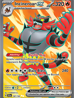 INCINEROAR 187/162-TCG POKEMON